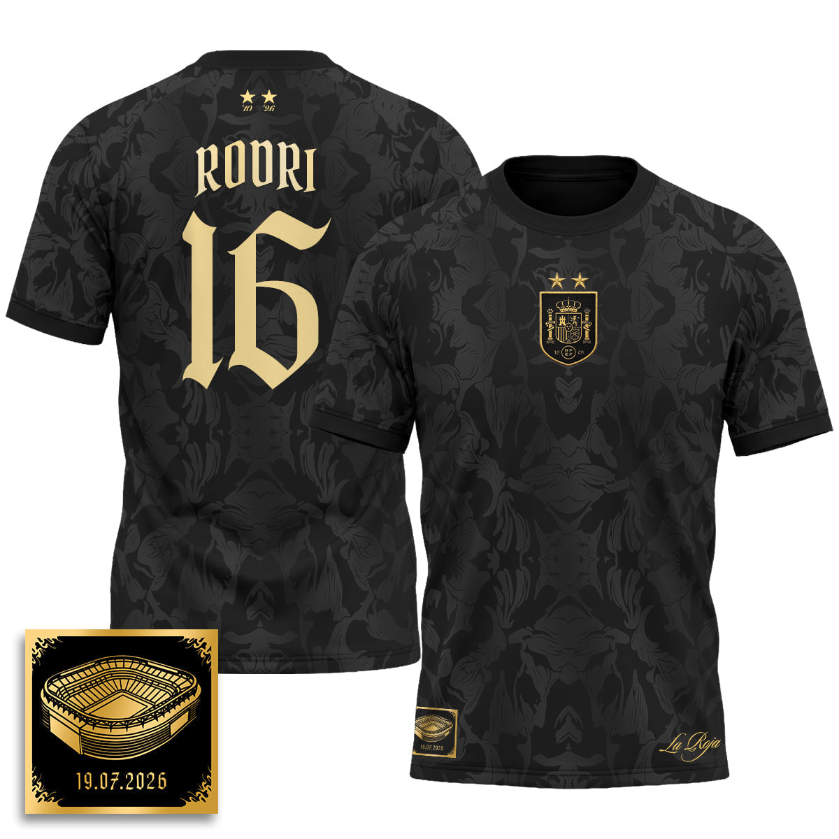 Spain 2026 Soccer Champions Vapor Jersey - Printed