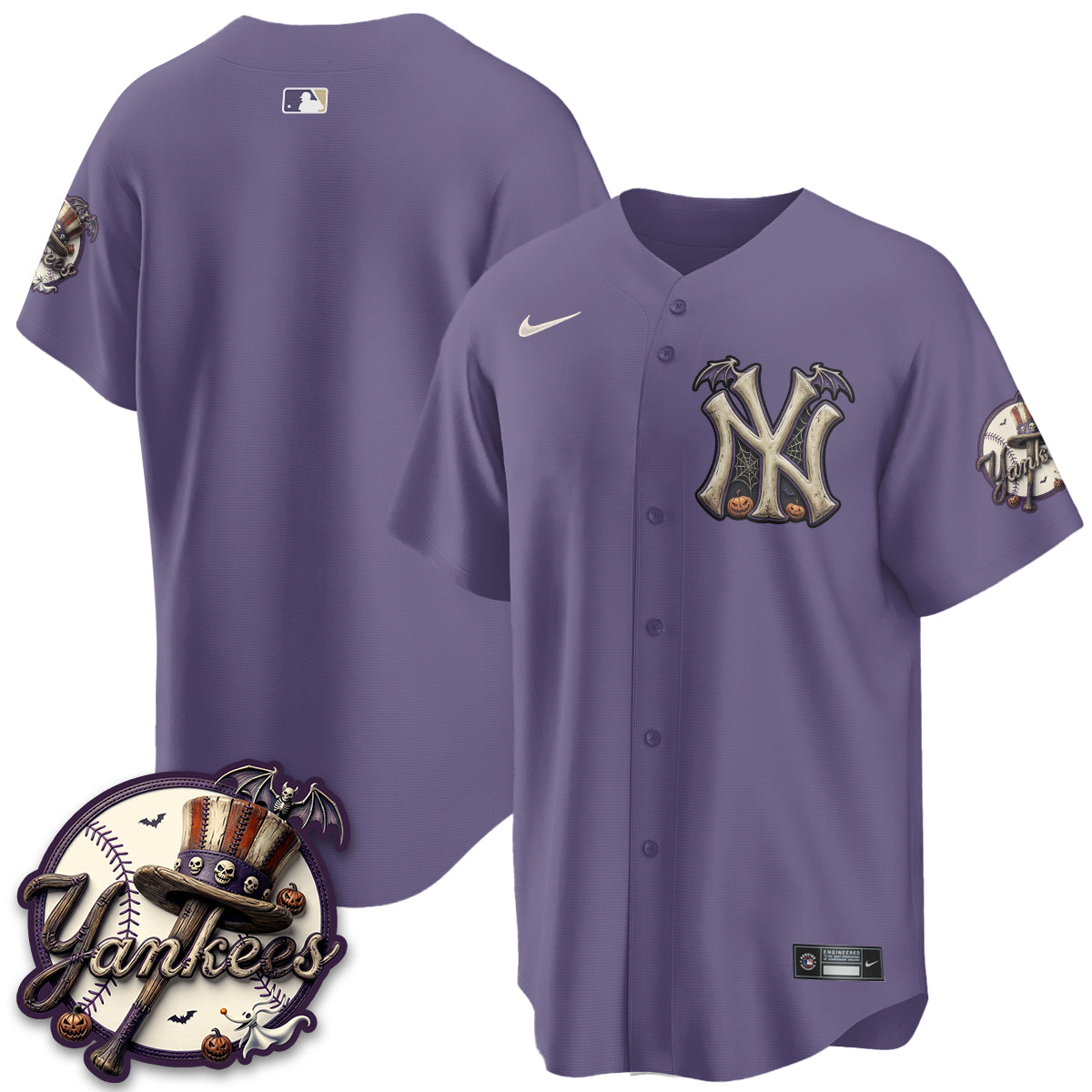 NYY Nightmare Edition Vapor Jersey - Printed