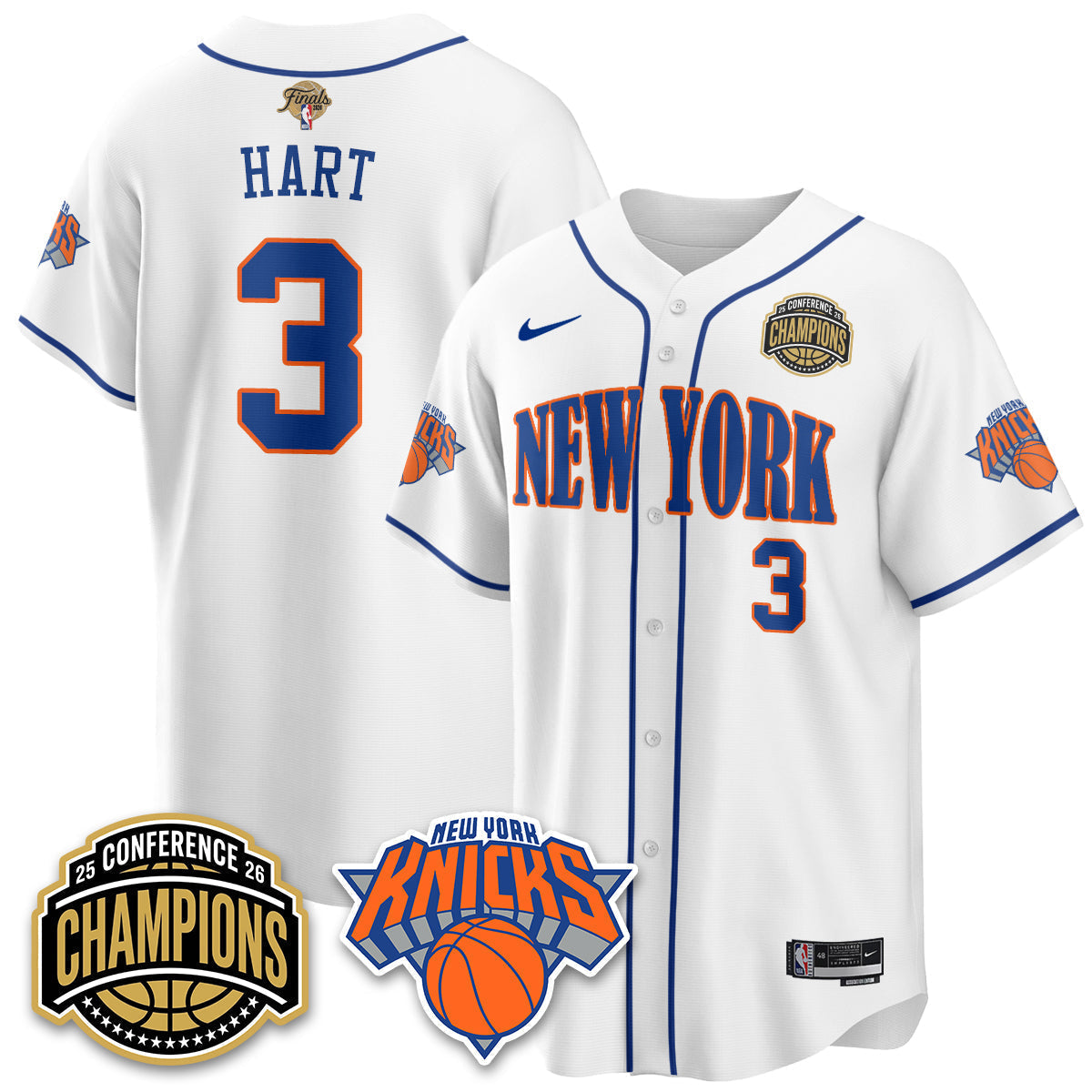 NYK 2026 NBA Finals Vapor City Edition Jersey V2- Stitched