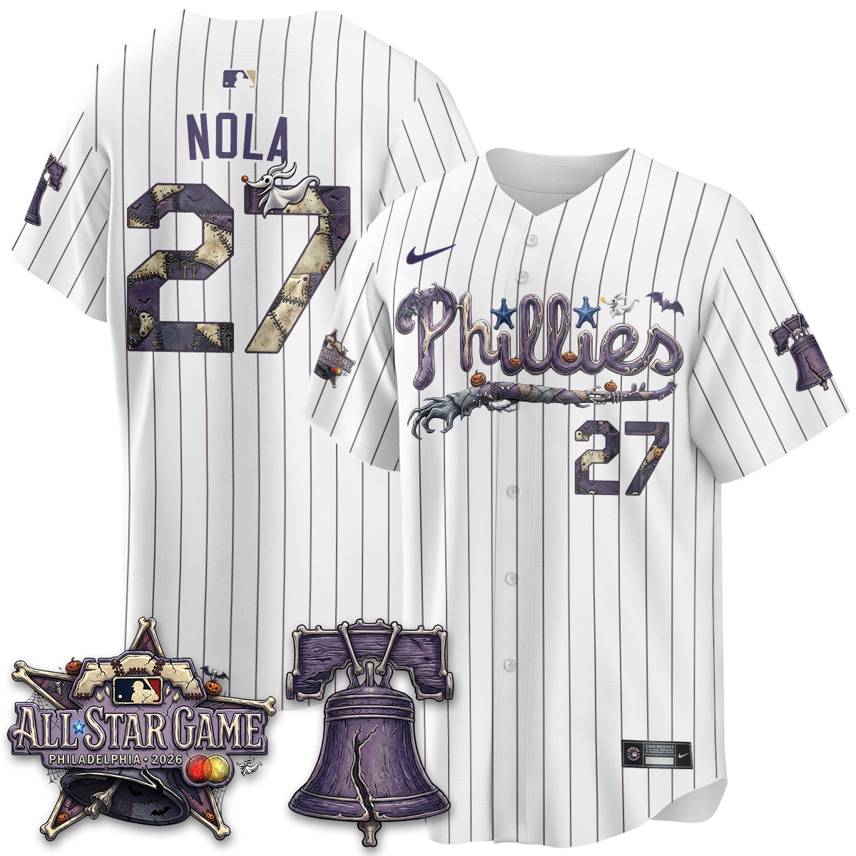 PHI Nightmare Edition Vapor Jersey - Stitched