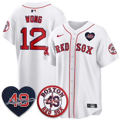 BOS Tim Wakefield Memorial Patch Vaper Premier Limited Jersey - Stitched