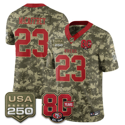 SF 2026 Salute to Service Edition Vapor Jersey - Stitched