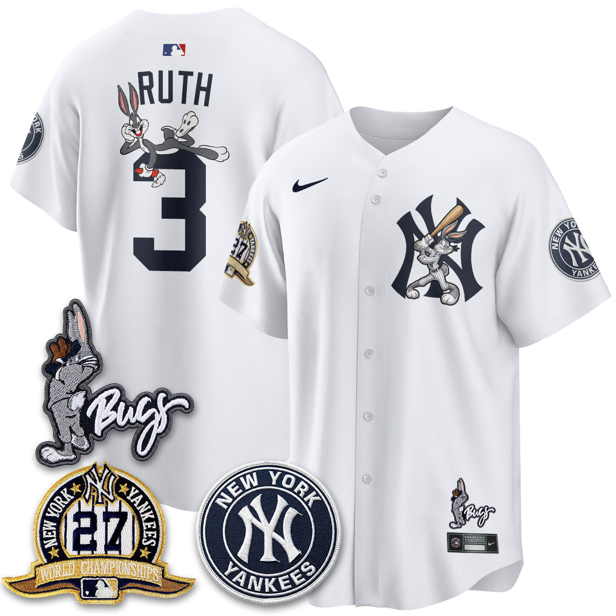 NYY Bunny Vapor Limited Jersey - Stitched