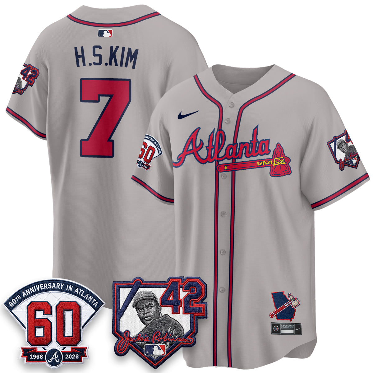 ATL 2026 Jackie Robinson Day Vapor Limited Jersey - Stitched