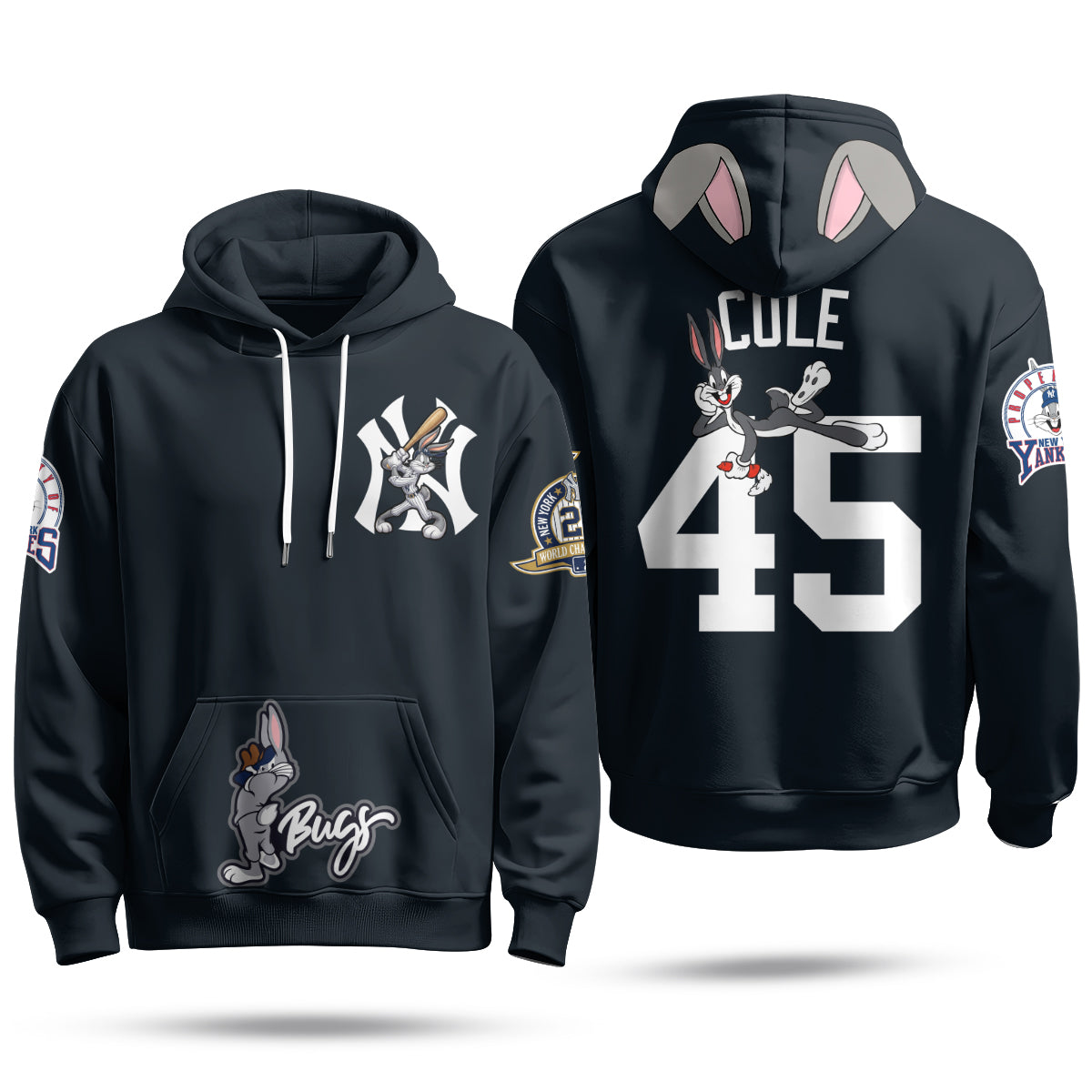 NYY Bunny Vapor Limited Hoodie - Printed