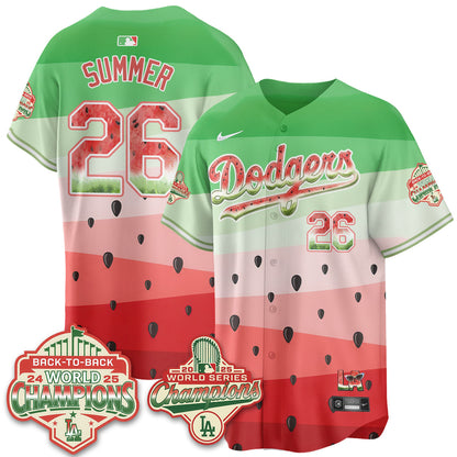 LAD National Watermelon Day Vapor Jersey - Stitched