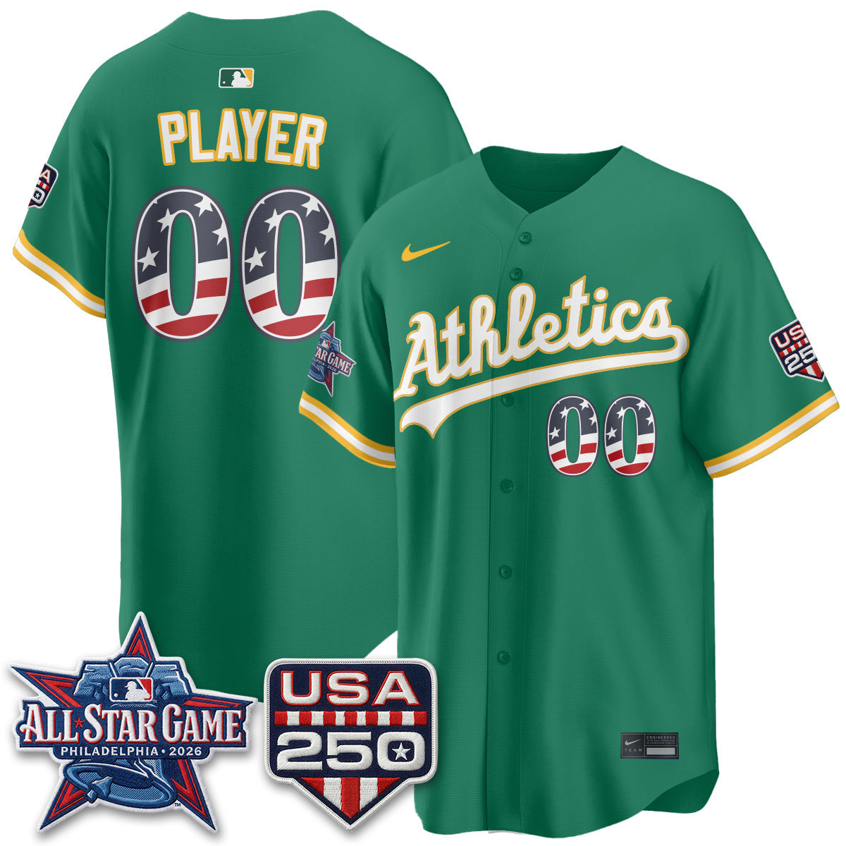 OAK 2026 All Star Edition Vapor Custom Jersey - Stitched