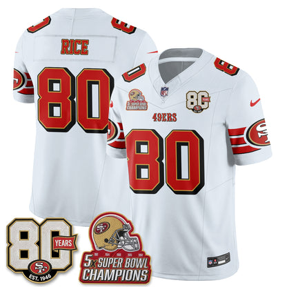 SF Throwback Vapor Jersey - Stitched