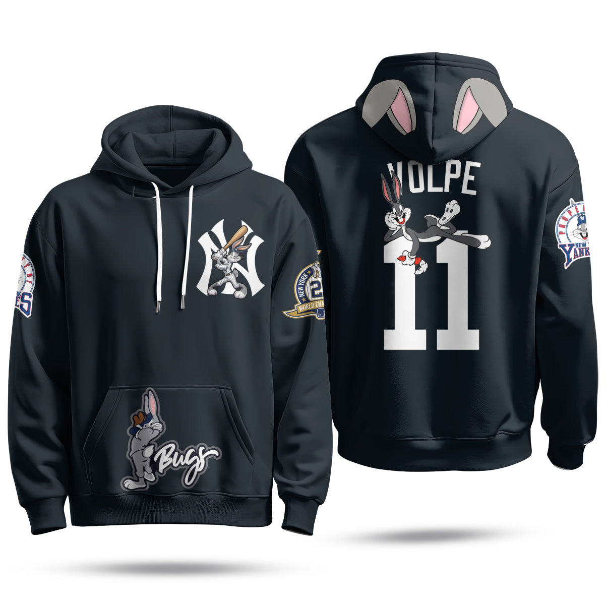 NYY Bunny Vapor Limited Hoodie - Printed