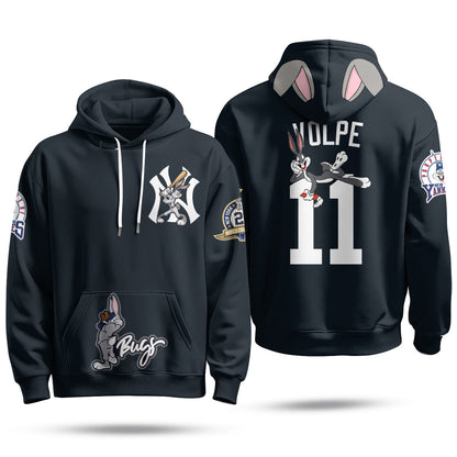 NYY Bunny Vapor Limited Hoodie - Printed