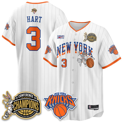 NYK 2026 NBA Finals x Bunny Vapor Jersey V2- Stitched