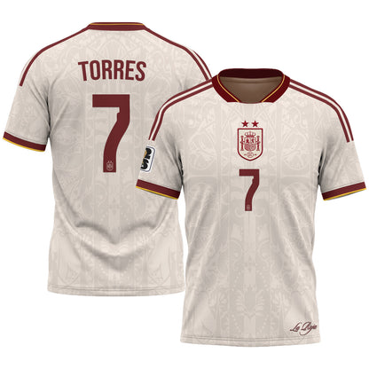 Spain 2026 Soccer Champions Vapor Jersey V2- Printed