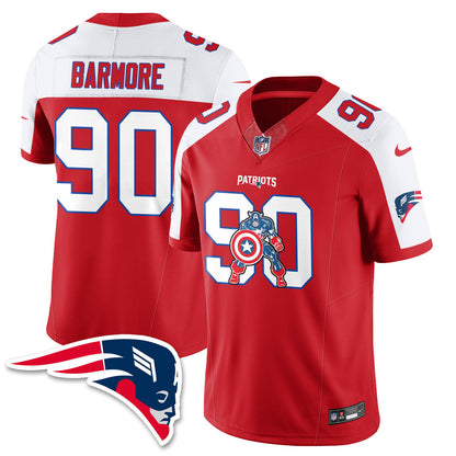 NE x Vibranium Shield Edition Vapor Jersey - Stitched