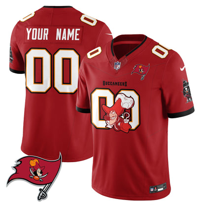 TB x Red Coat Captain Edition Vapor Custom Jersey - Stitched