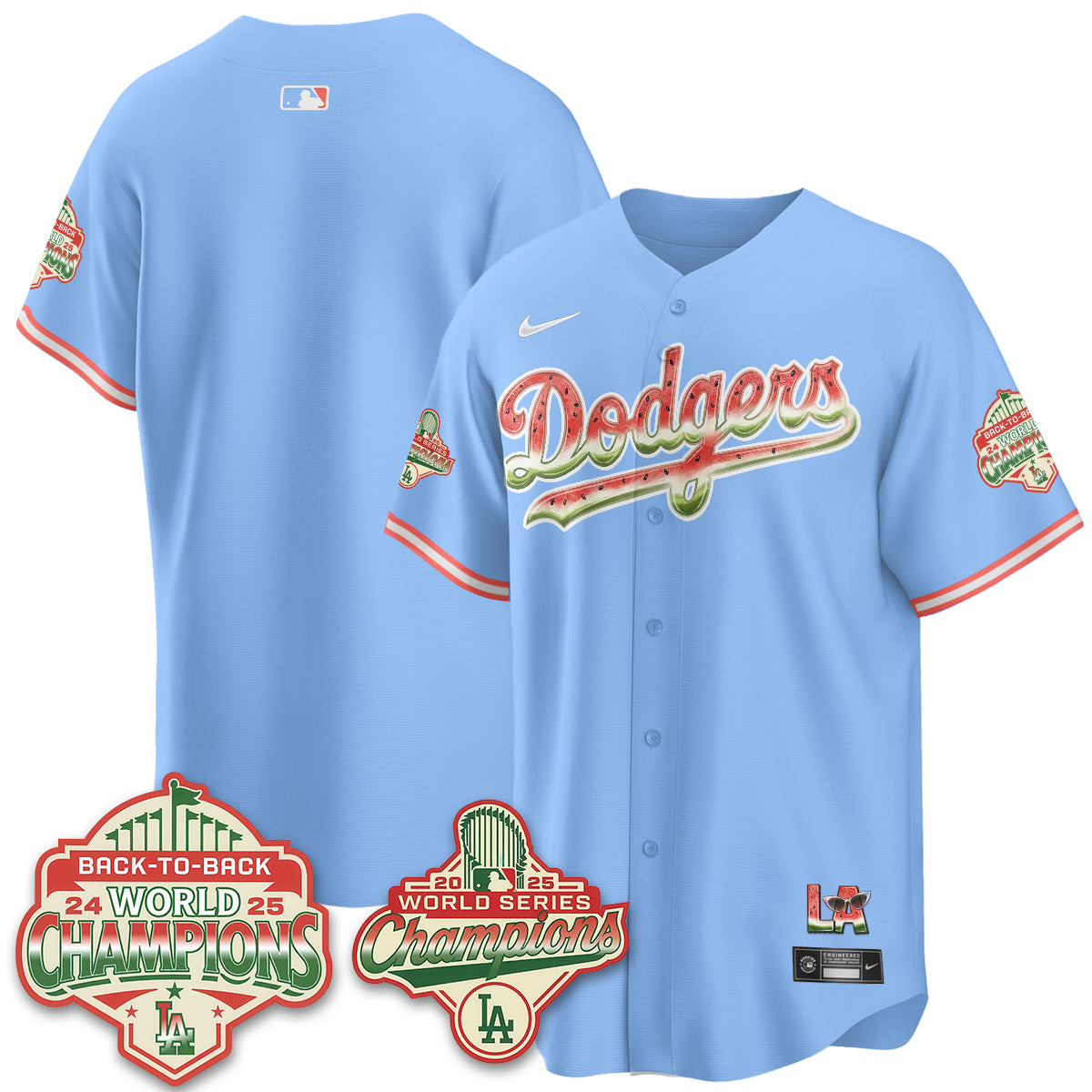 LAD National Watermelon Day Vapor Jersey - Stitched