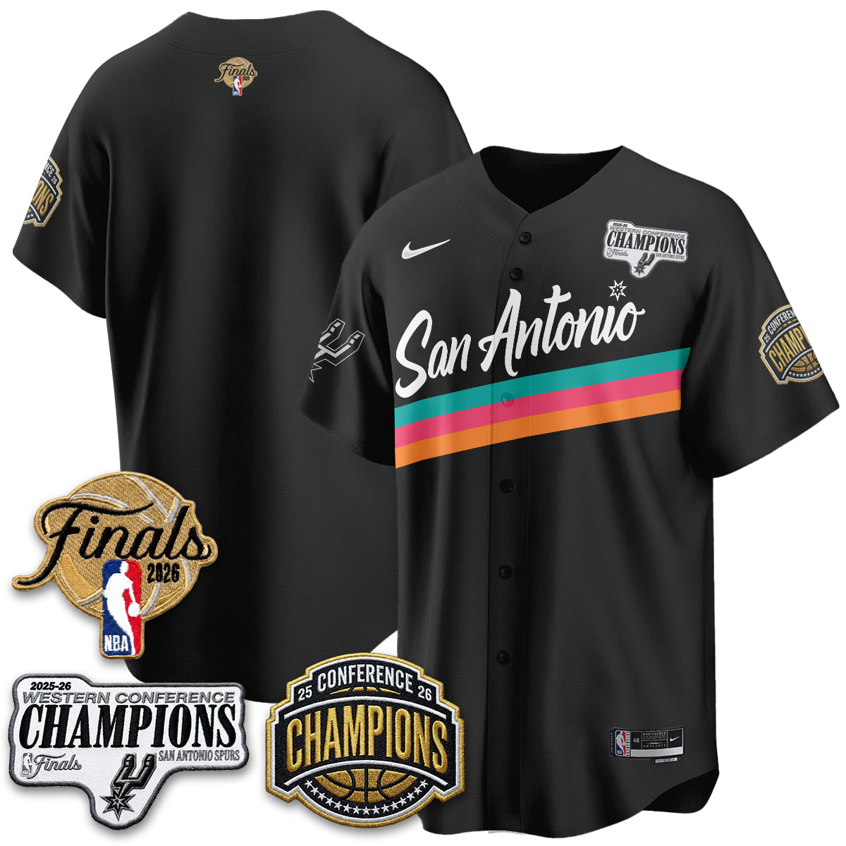 SAS 2026 Basketball Finals Vapor Jersey - Stitched