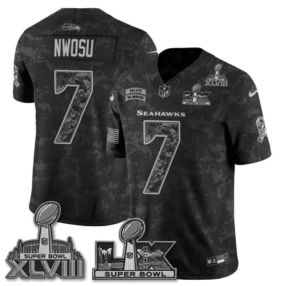SEA 2026 Salute to Service V2 Vapor Jersey - Stitched