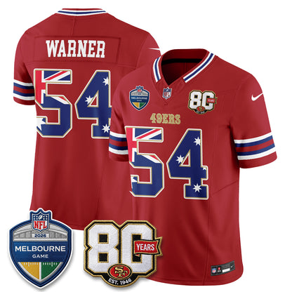 SF Melbourne Game 2026 Vapor Jersey - Stitched