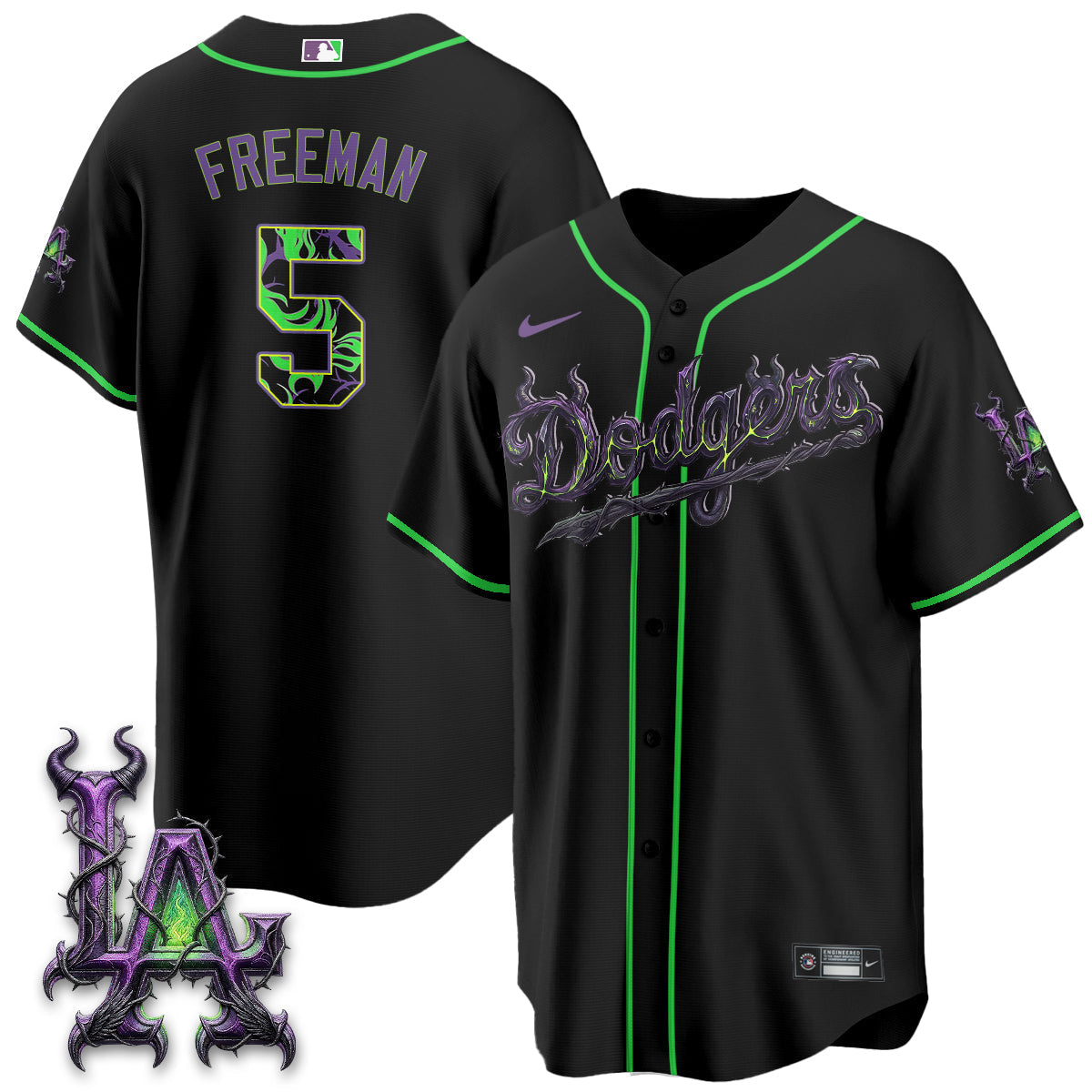 LAD Villains Halloween - Horned Queen Vapor Jersey- Stitched