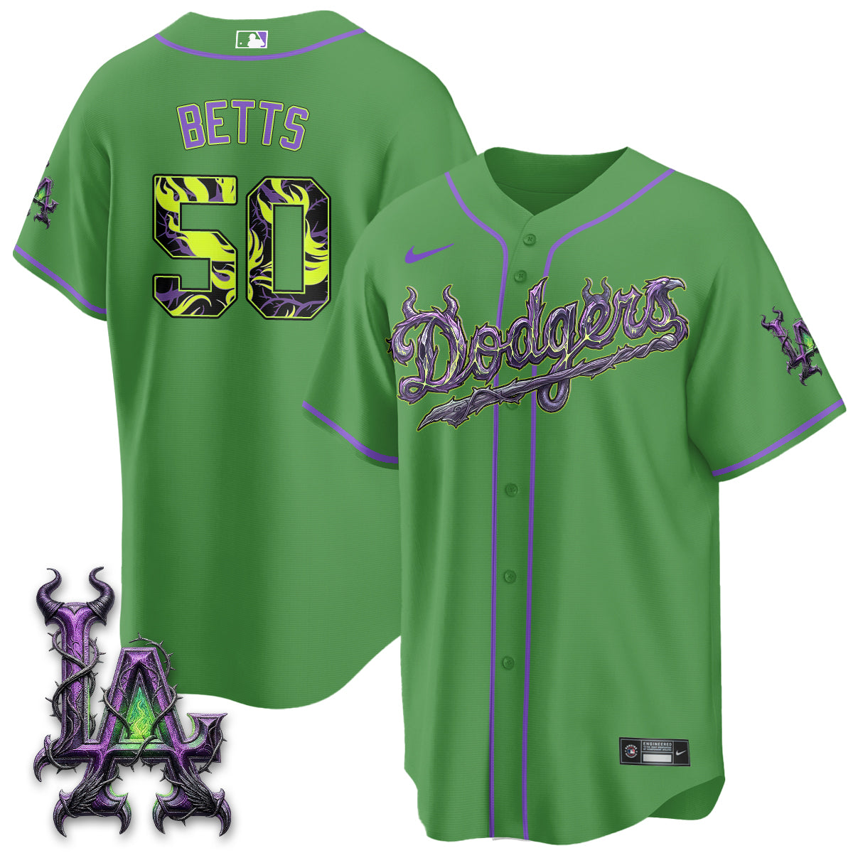 LAD Villains Halloween - Horned Queen Vapor Jersey- Stitched