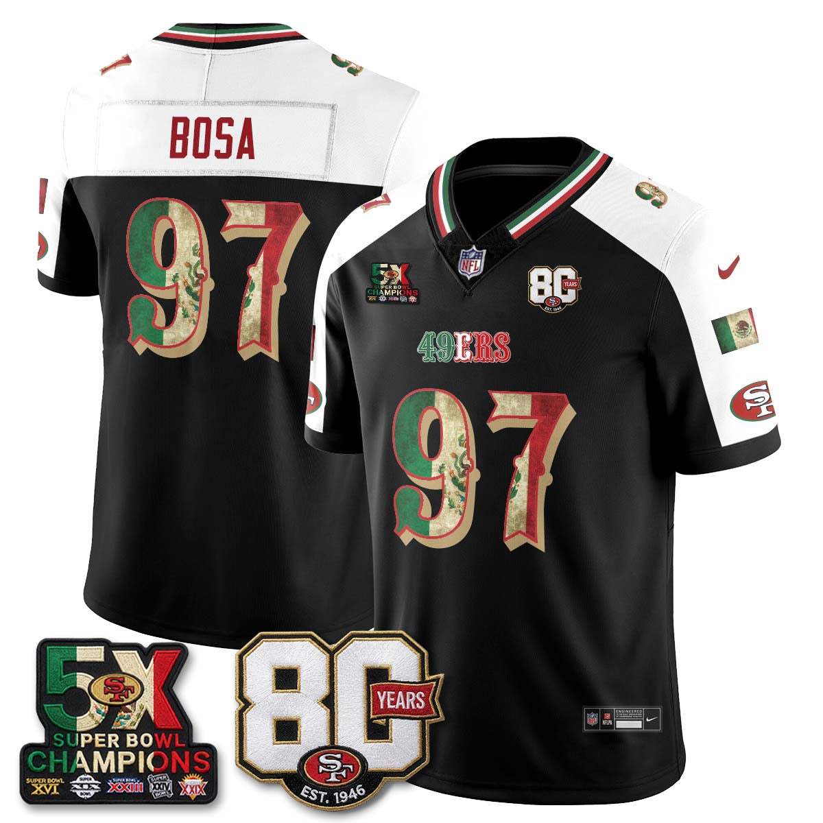 SF Mexican Edition Vapor Jersey - Stitched