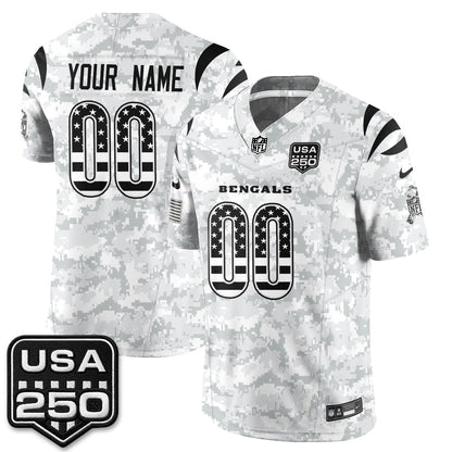 CIN 2026 Salute to Service Vapor Custom Jersey - Stitched