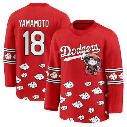 LAD Akatsuki Edition Vapor Hockey Jersey - Stitched