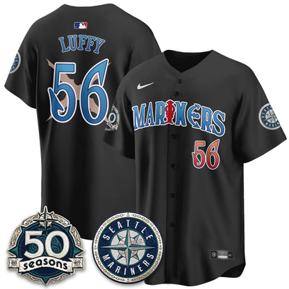 SEA x Japanese Cartoon Vapor Limited Jersey - Stitched