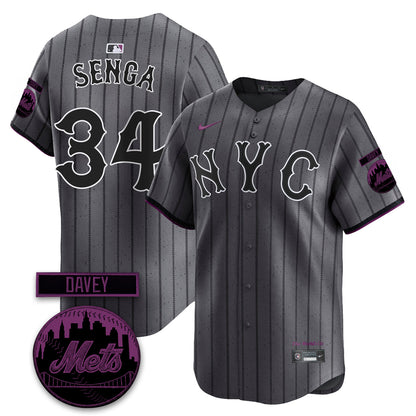 NYM 2026 Davey Johnson Memorial Vapor Limited Jersey - Stitched