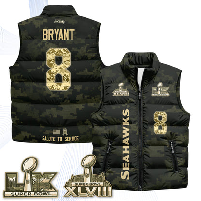SEA 2026 Salute to Service Puffer Vest - Printed
