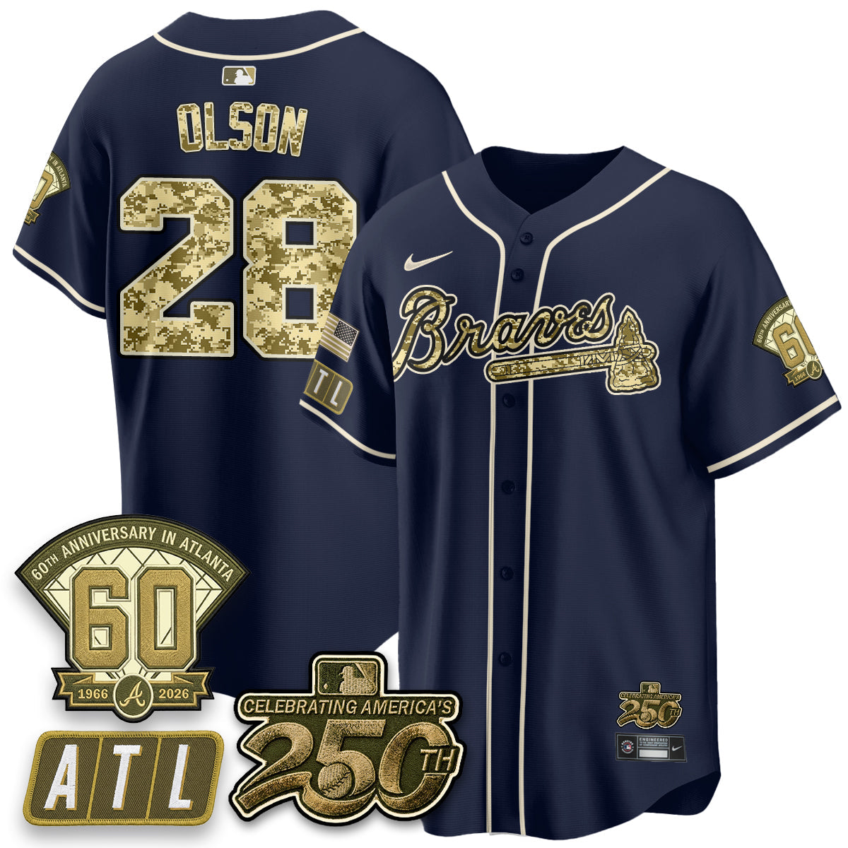 ATL Salute to Service 2026 Vapor Limited Jersey - Stitched