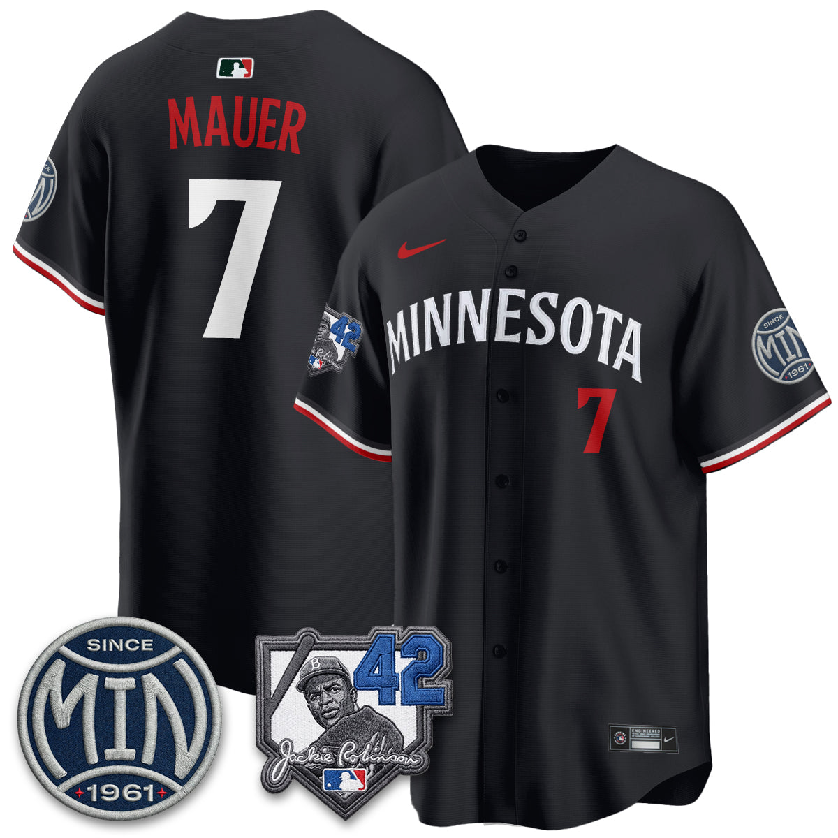 MIN 2026 Jackie Robinson Day Vapor Limited Jersey - Stitched