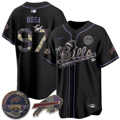 BUF 2026 Nightmare Edition Vapor Baseball Jersey - Stitched