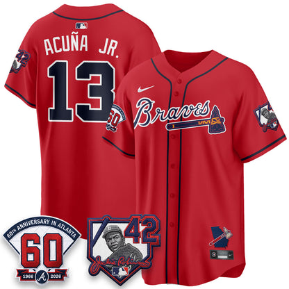 ATL 2026 Jackie Robinson Day Vapor Limited Jersey - Stitched