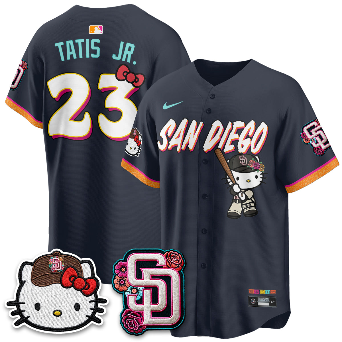 SD 2026 City Connect x Meow KT Vapor Limited Jersey - Stitched-NQD