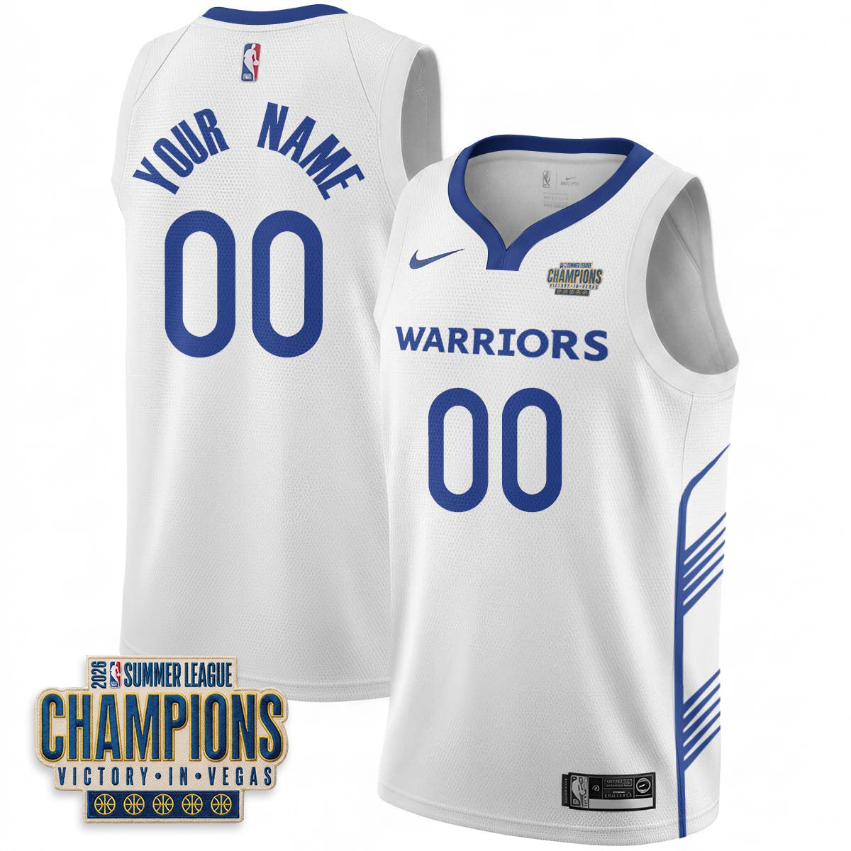 GSW 2026 Summer League Vapor Custom Jersey - Stitched