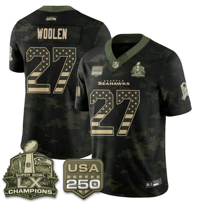 SEA 2026 Salute to Service Edition Vapor Jersey - Stitched