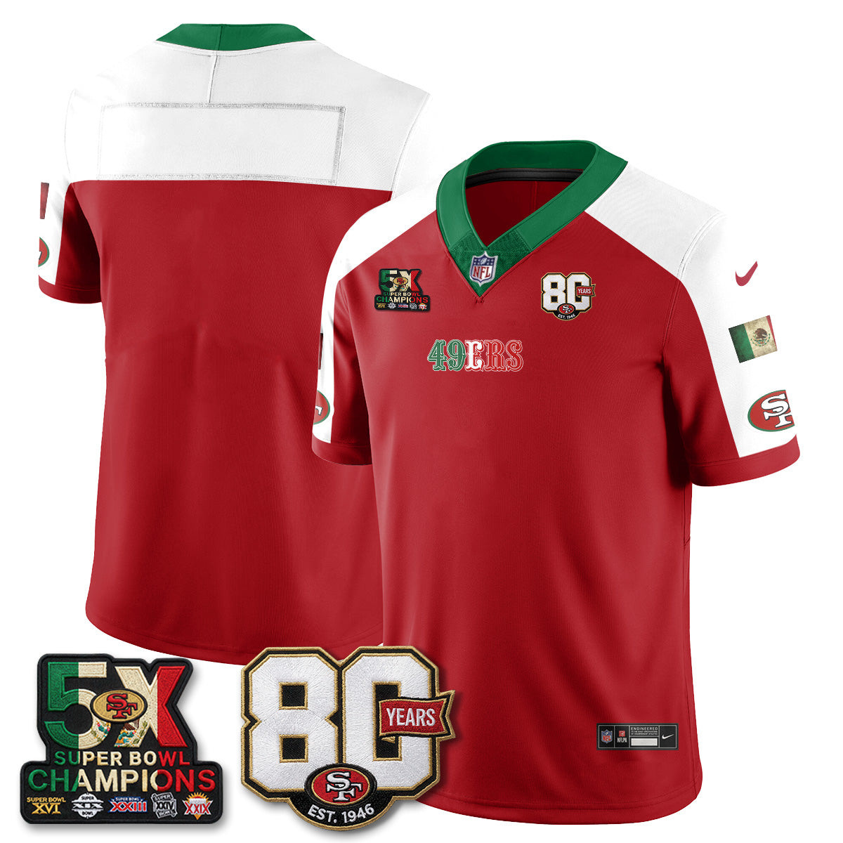 SF Mexican Edition Vapor Jersey - Stitched