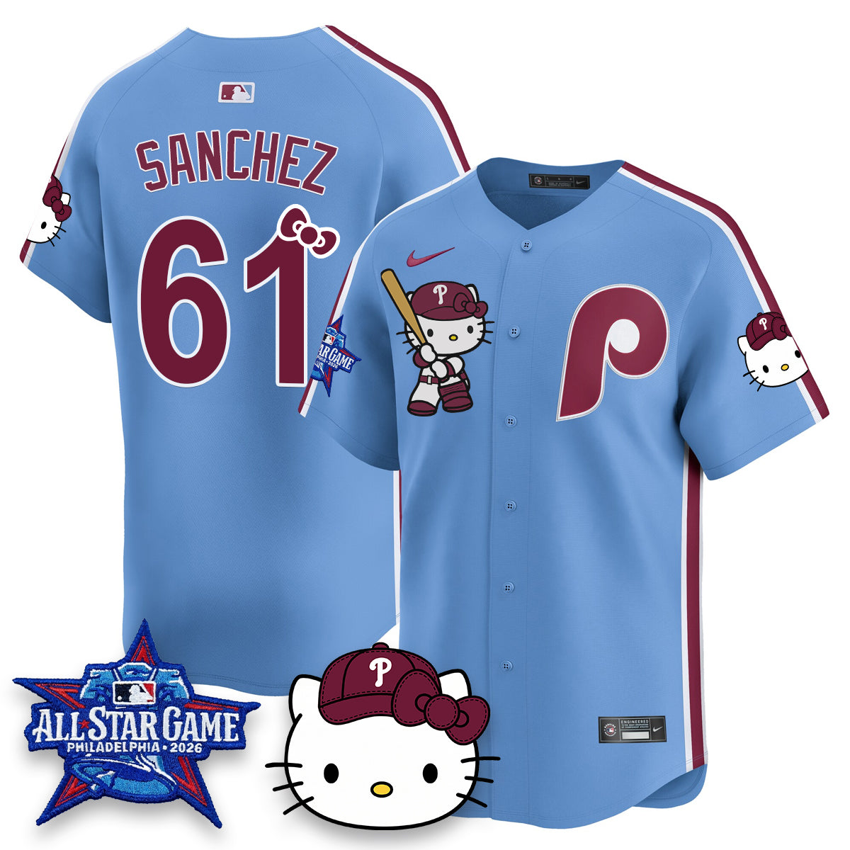 PHI x Meow Kitty Vapor Limited Jersey V2- Stitched-NQD
