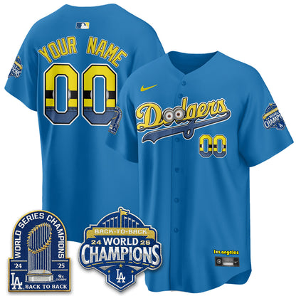 LAD x Yellow Capsules Vapor Custom Jersey - Stitched