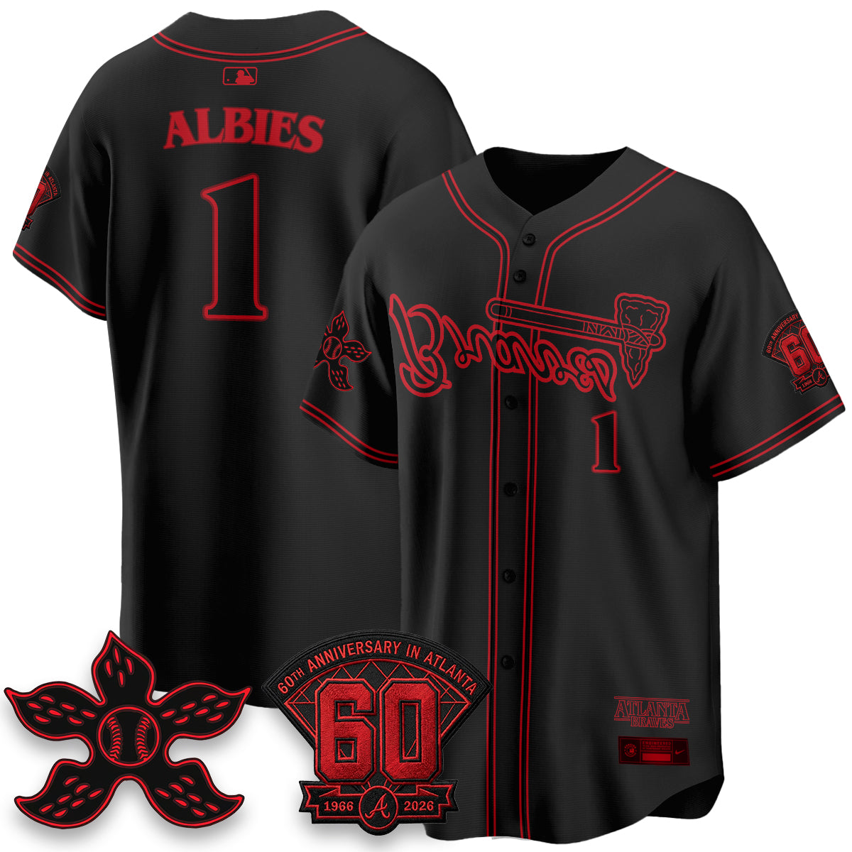 ATL x Stranger Things Vapor Jersey V2- Stitched