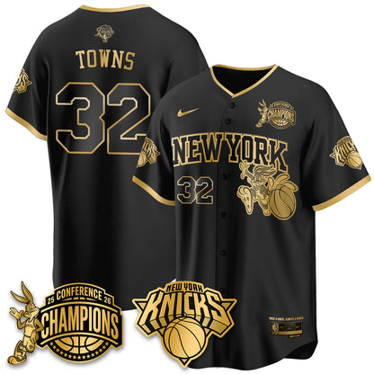 NYK 2026 NBA Finals x Bunny Vapor Jersey V2- Stitched