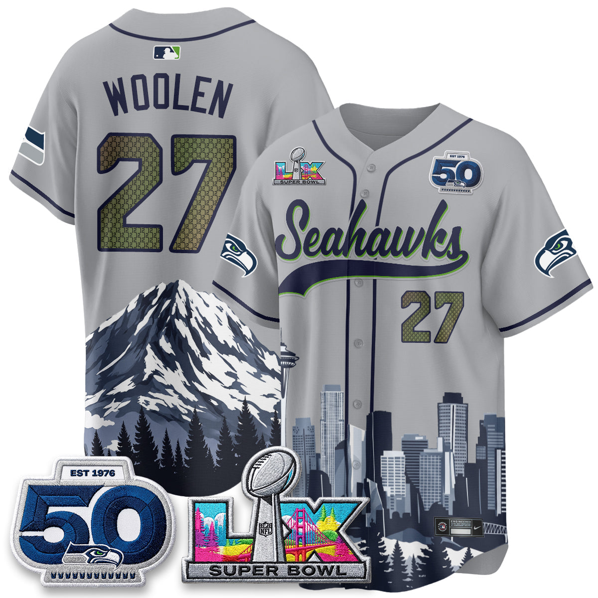 SEA City Edition Vapor Baseball Jersey - Stitch