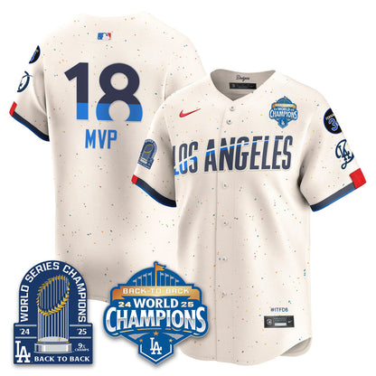 LAD Alternate Vapor Limited Jersey - 9x Champs - Stitched