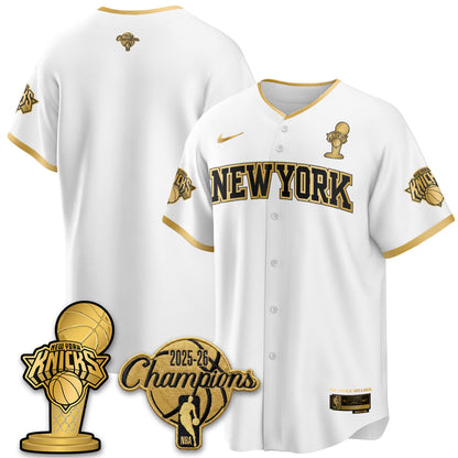 NYK 2026 NBA Champions Vapor Jersey - Stitched