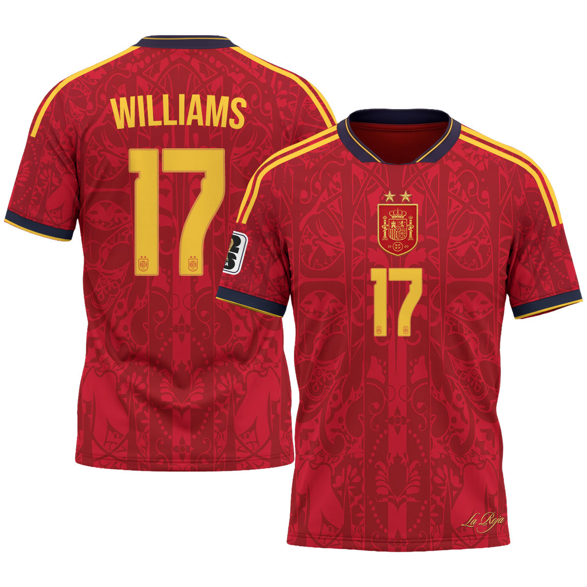 Spain 2026 Soccer Champions Vapor Jersey V2- Printed