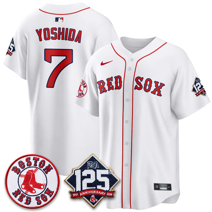 BOS 125th Anniversary Patch Vapor Jersey - Stitched-DTD