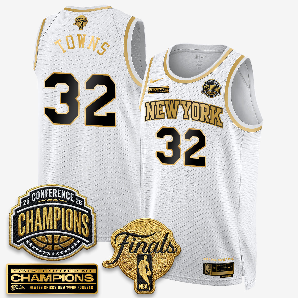 NYK 2026 NBA Eastern Conference Champions Vapor Special Edition Jersey - Stitched