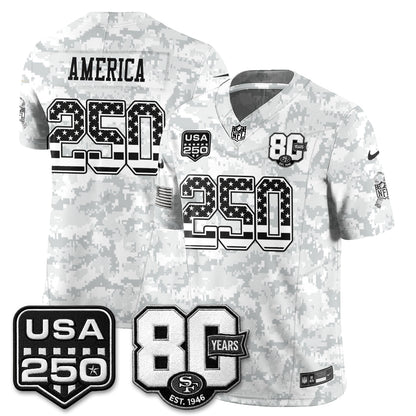 SF 2026 Salute to Service Edition Vapor Jersey - Stitched