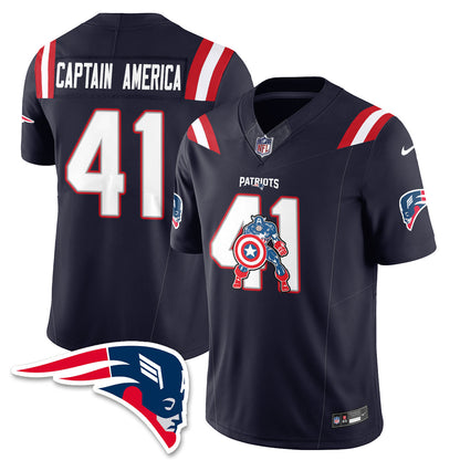 NE x Vibranium Shield Edition Vapor Jersey - Stitched